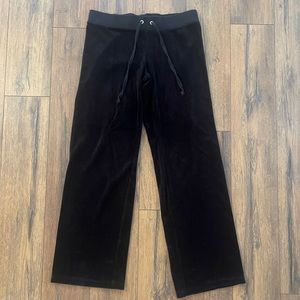 Juicy couture Black Label Tracksuit Pants Medium M Velour